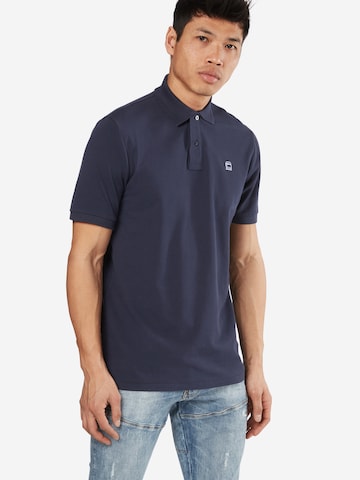 G-Star RAW Poloshirt 'Dunda' in Blau: predná strana