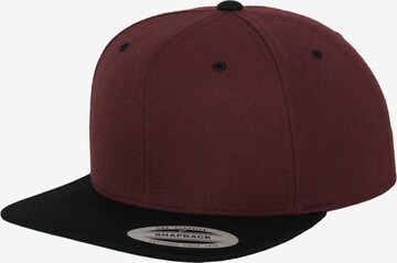 Cappello da baseball di Flexfit in rosso: frontale