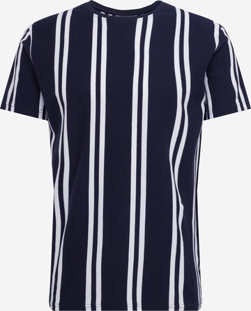 Coupe regular T-Shirt Lindbergh en bleu : devant