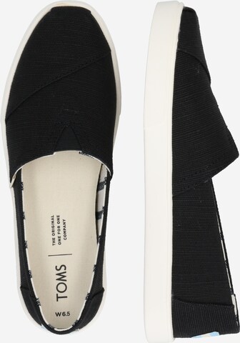 TOMS Trampki slip on w kolorze czarny