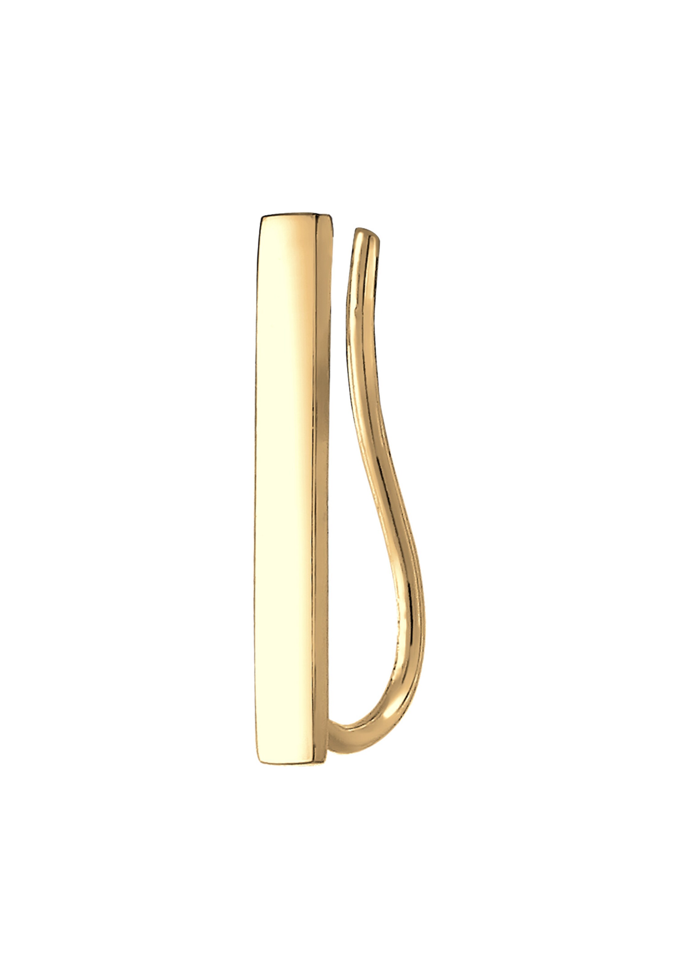 ELLI Ohrring 'Single Ear Climber' in Gold: Vorderseite