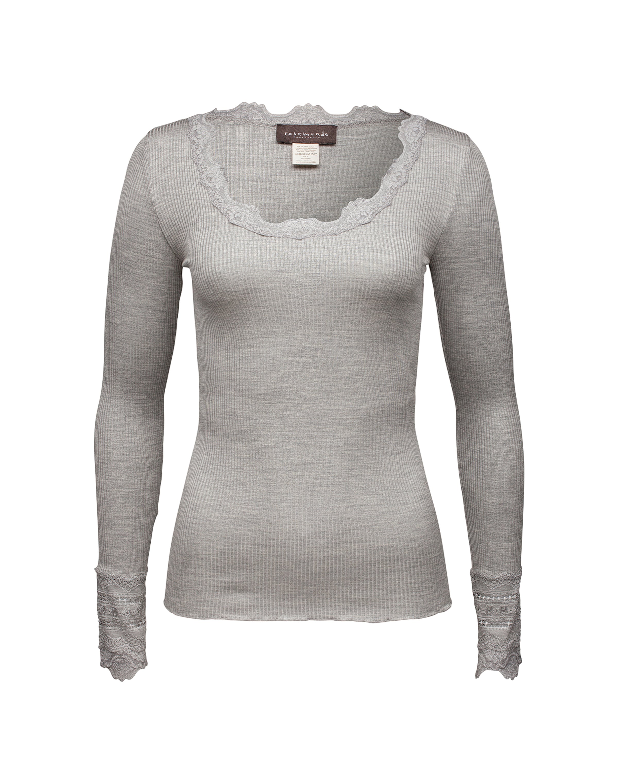 Maglietta di rosemunde in grigio: frontale