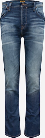 JACK & JONES Slimfit Jeans 'Tim Leon' in Blauw: voorkant