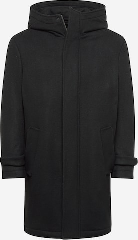 Coupe regular Manteau mi-saison DRYKORN en noir : devant