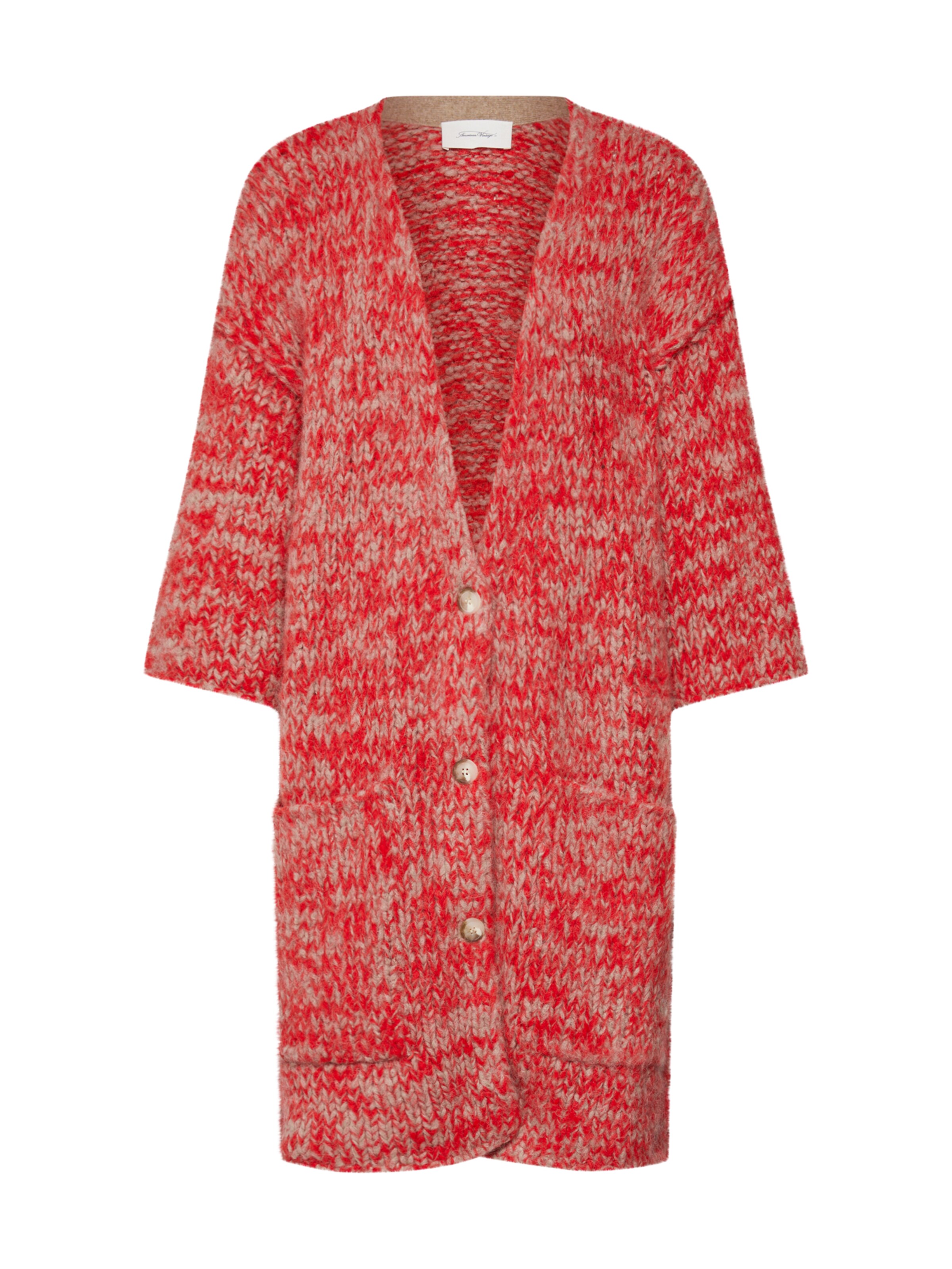 AMERICAN VINTAGE - Gebreid vest 'GILET' in de kleur Grijs