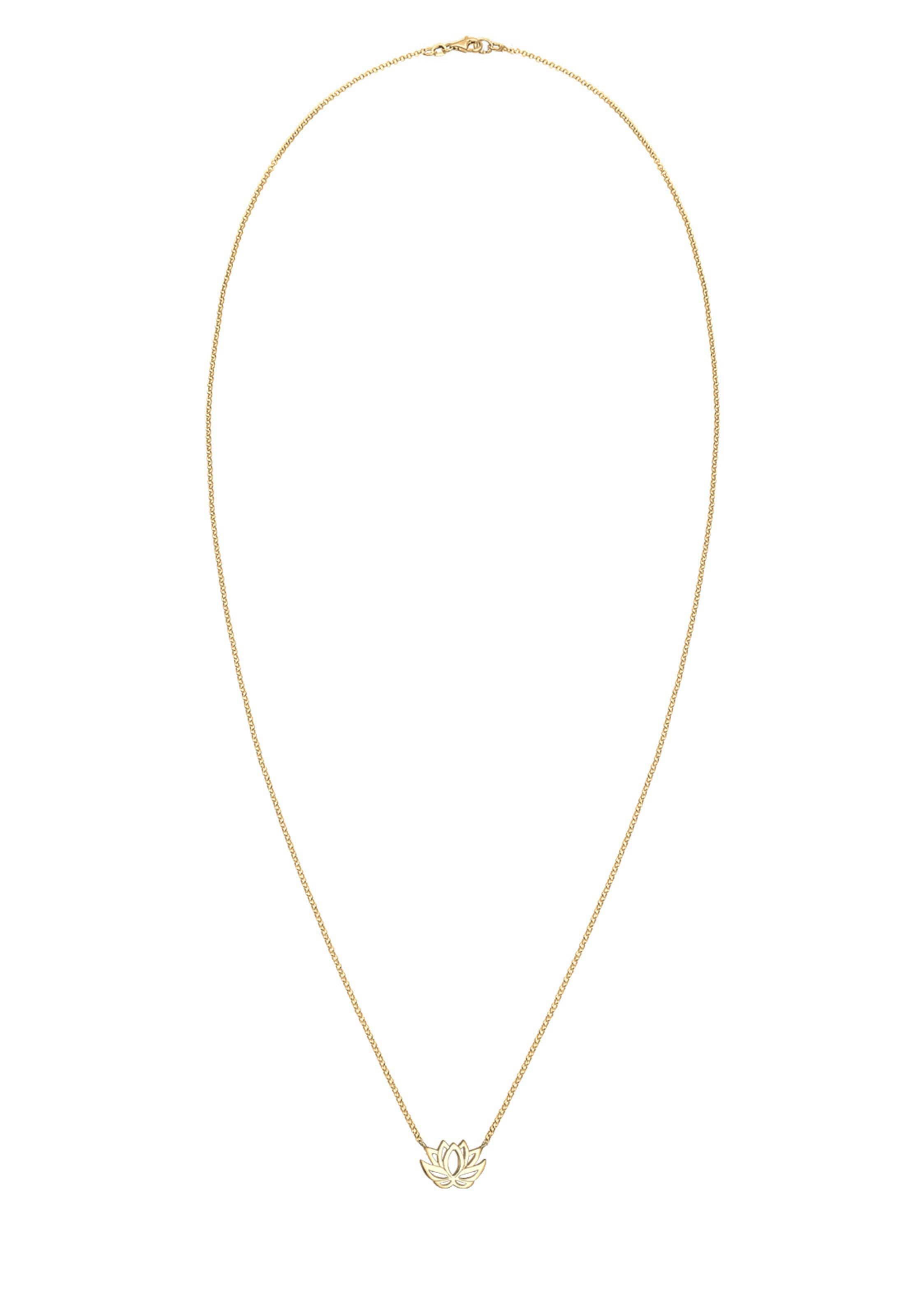 ELLI Kett 'Lotusblume', värv Kuld: eest vaates