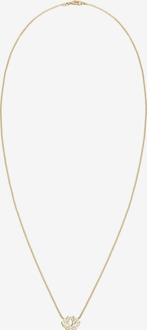 ELLI Necklace 'Lotusblume' in Gold: front