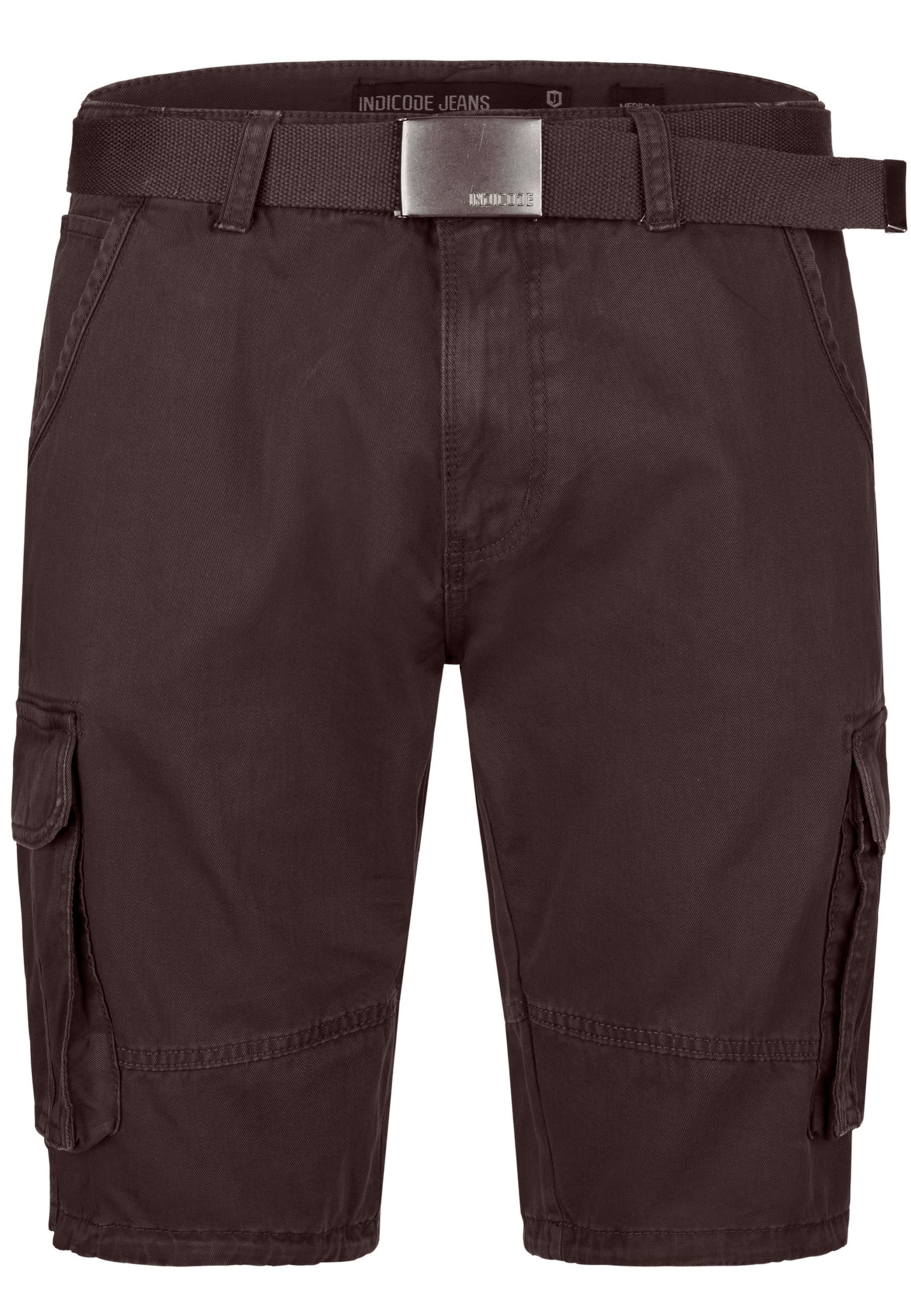 INDICODE JEANS Trousers ' Blixt ' in Brown: front