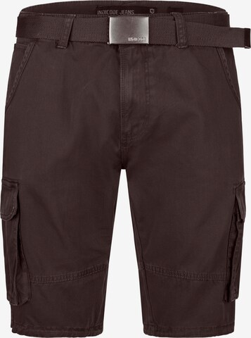 Pantalon ' Blixt ' INDICODE JEANS en marron : devant