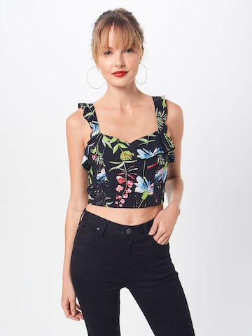 Urban Classics - Top en negro: frente