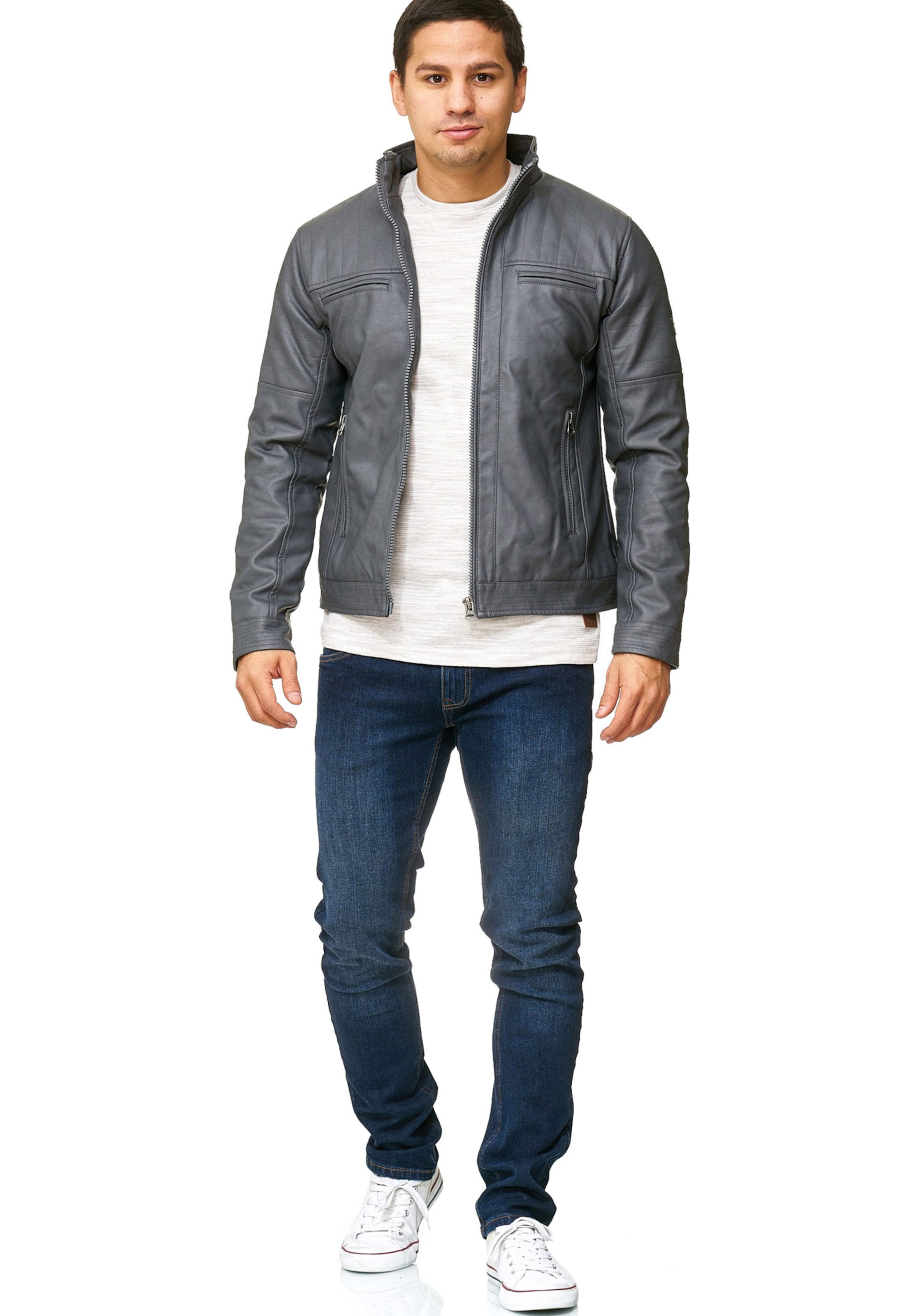 INDICODE JEANS Tussenjas 'Brook' in Grijs