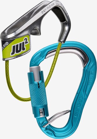 Edelrid Jul 2 Kit Bulletproof Triple Sicherungsgerät in Blau: predná strana