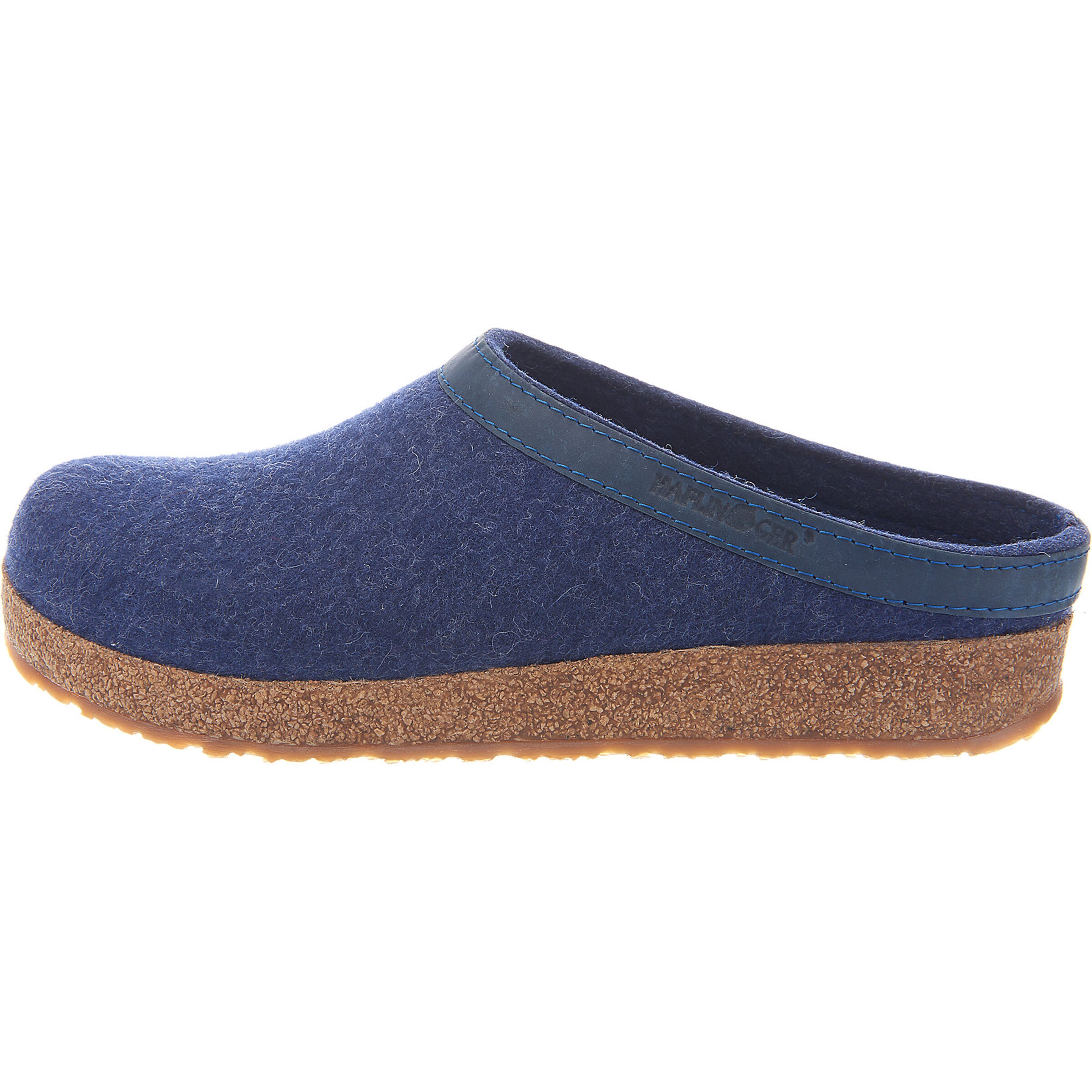 HAFLINGER Hausschuh 'Torben' in Blau