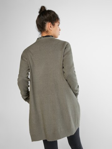 VILA Knit cardigan 'VIRil' in Grey: back