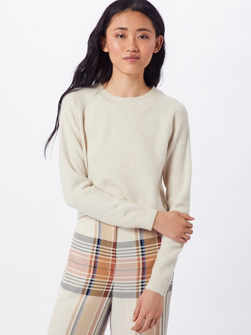 Pull-over VERO MODA en beige : devant