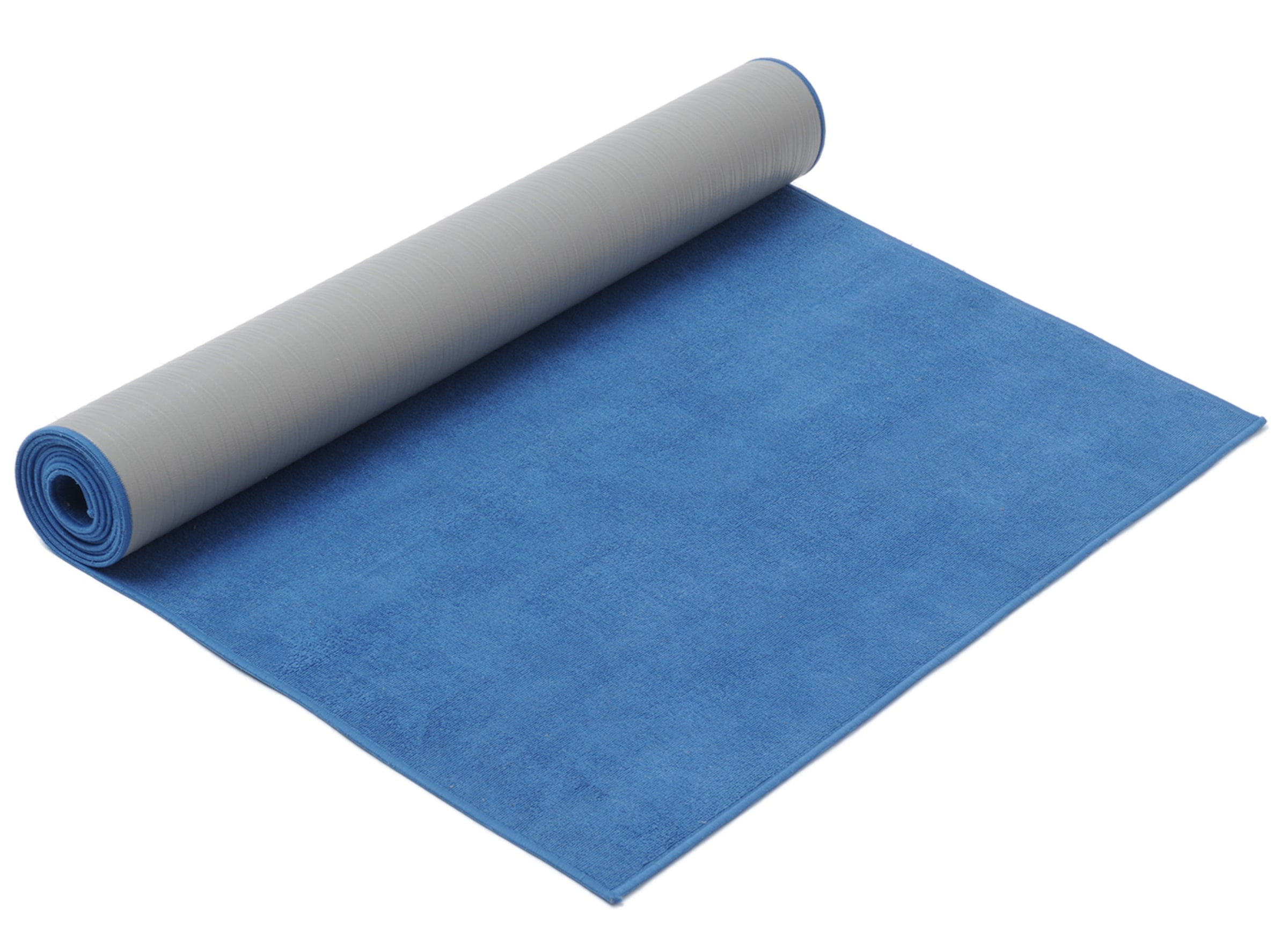 YOGISTAR.COM Mat 'Hot Yoga' in Blue: front