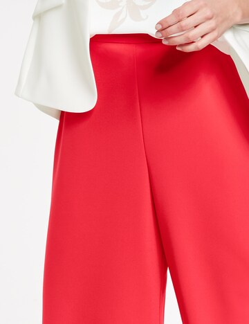 TAIFUN Wide leg Broek in Rood