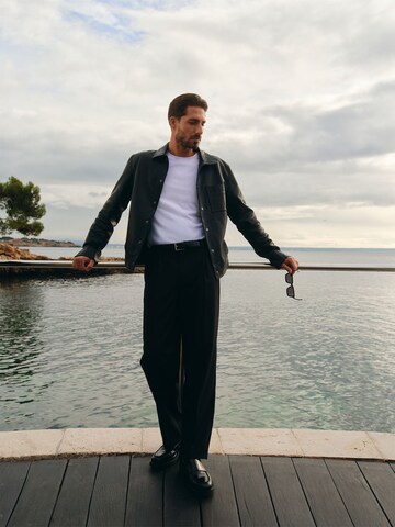 Layered Leather Look