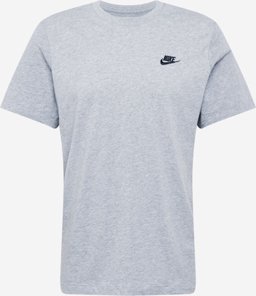 Nike Sportswear Shirt 'Club' in Grijs: voorkant