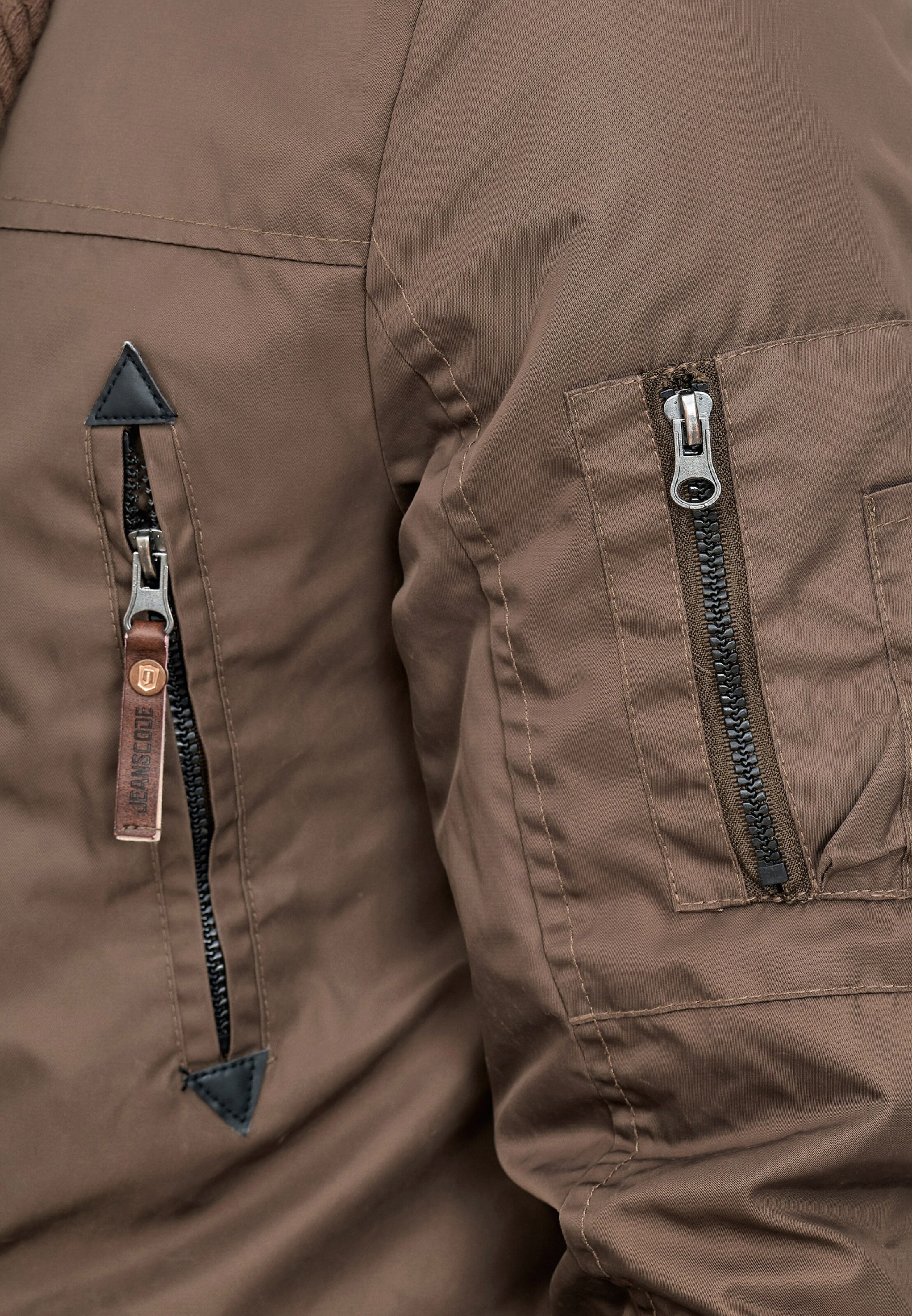 INDICODE JEANS Winterparka 'Bardsley' in Bruin