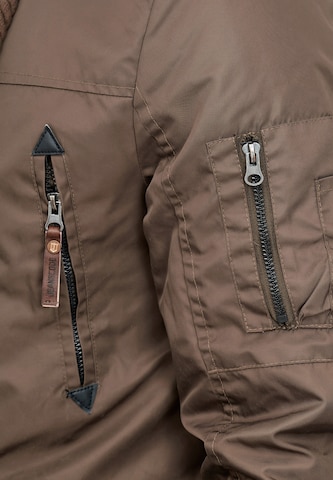 INDICODE JEANS Parka 'Bardsley' in Braun