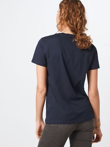 T-shirt 'Heritage' TOMMY HILFIGER en bleu : derrière