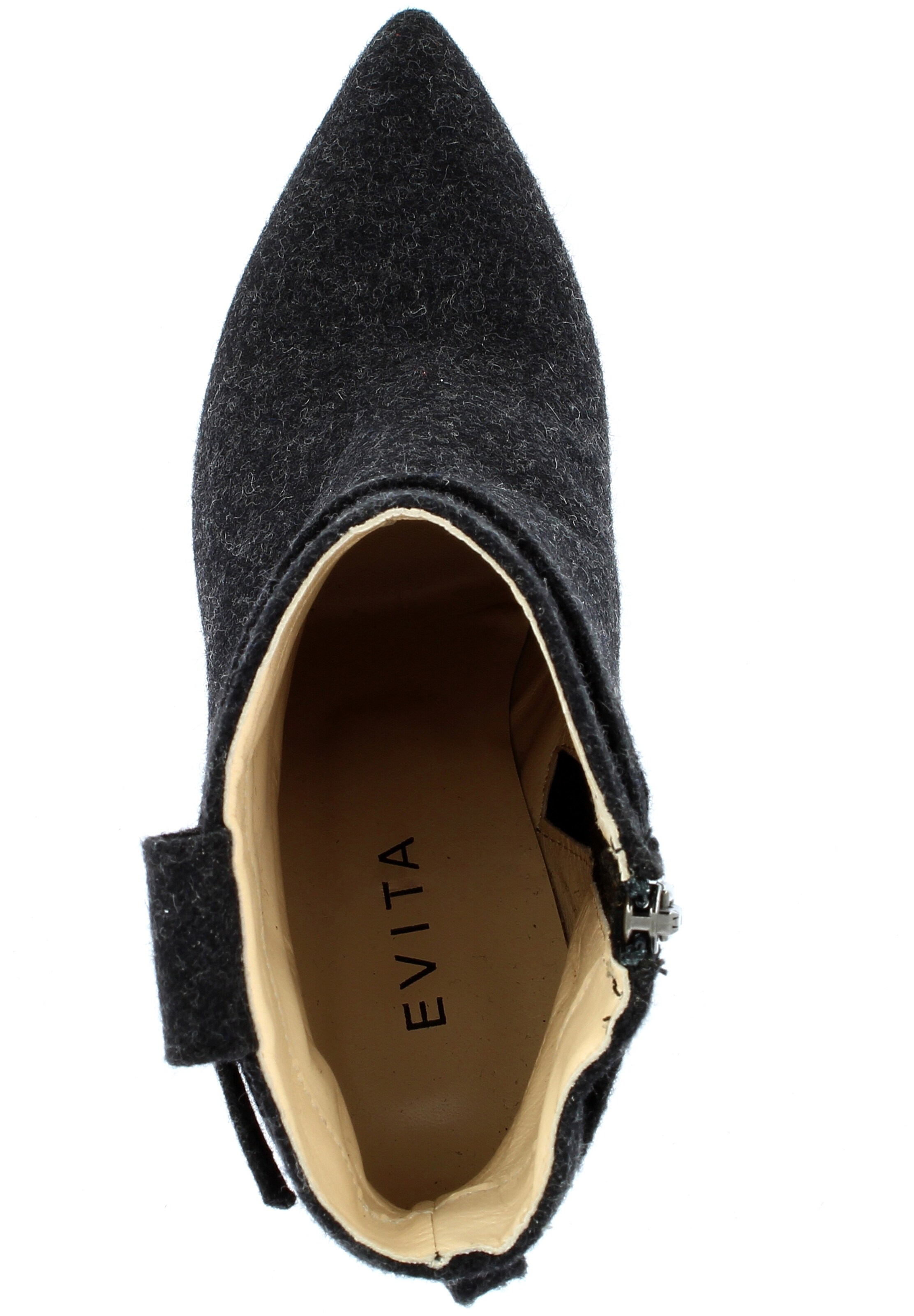 EVITA Enkellaarsjes in Zwart