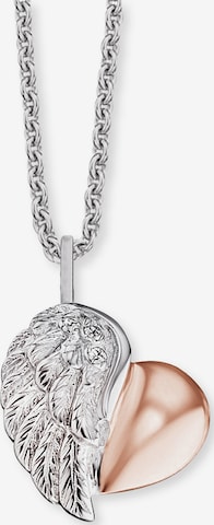Engelsrufer Necklace 'Herzflügel' in Silver: front