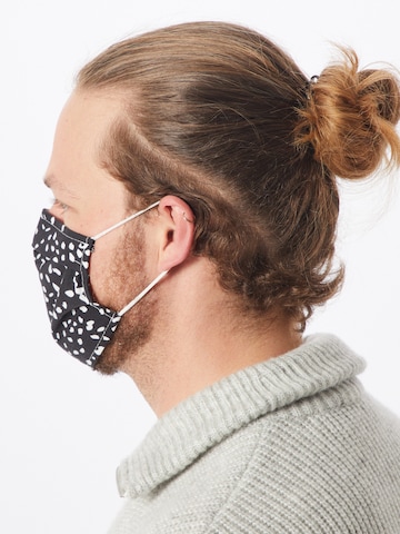 Zwillingsherz Stoffmasken '2er Pack Dotty' in Schwarz