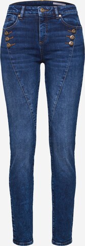 ESPRIT Slimfit Jeans in Blauw: voorkant