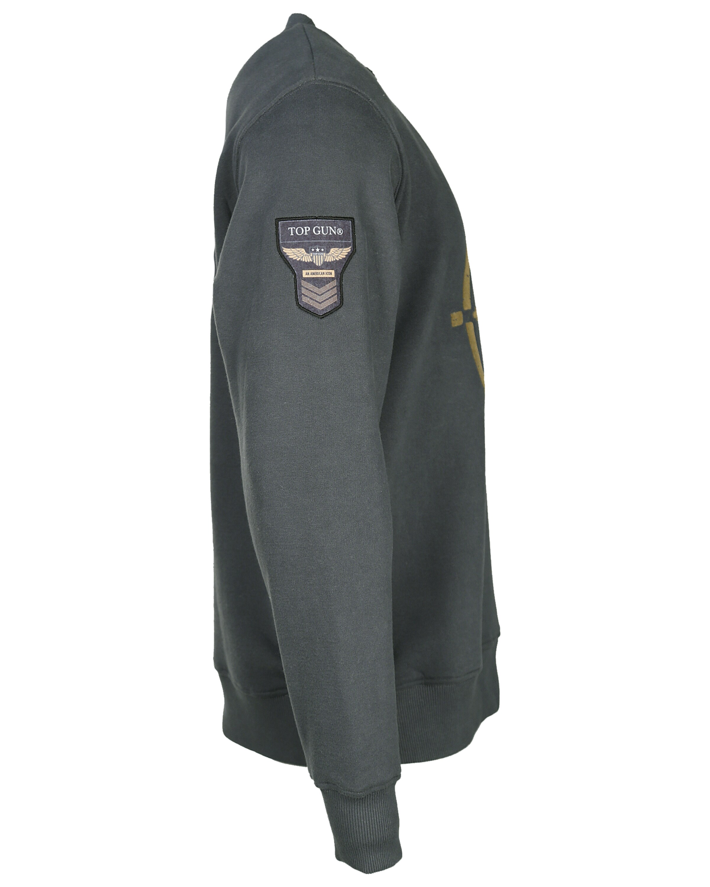 TOP GUN Sweatshirt 'TG-9011' in Green