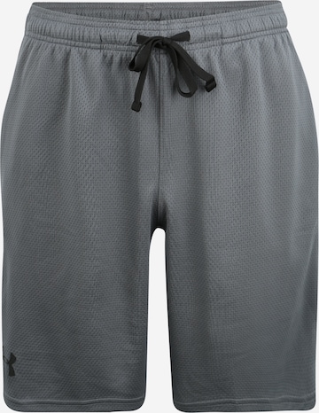 UNDER ARMOUR Sportbroek 'Tech' in Grijs: voorkant