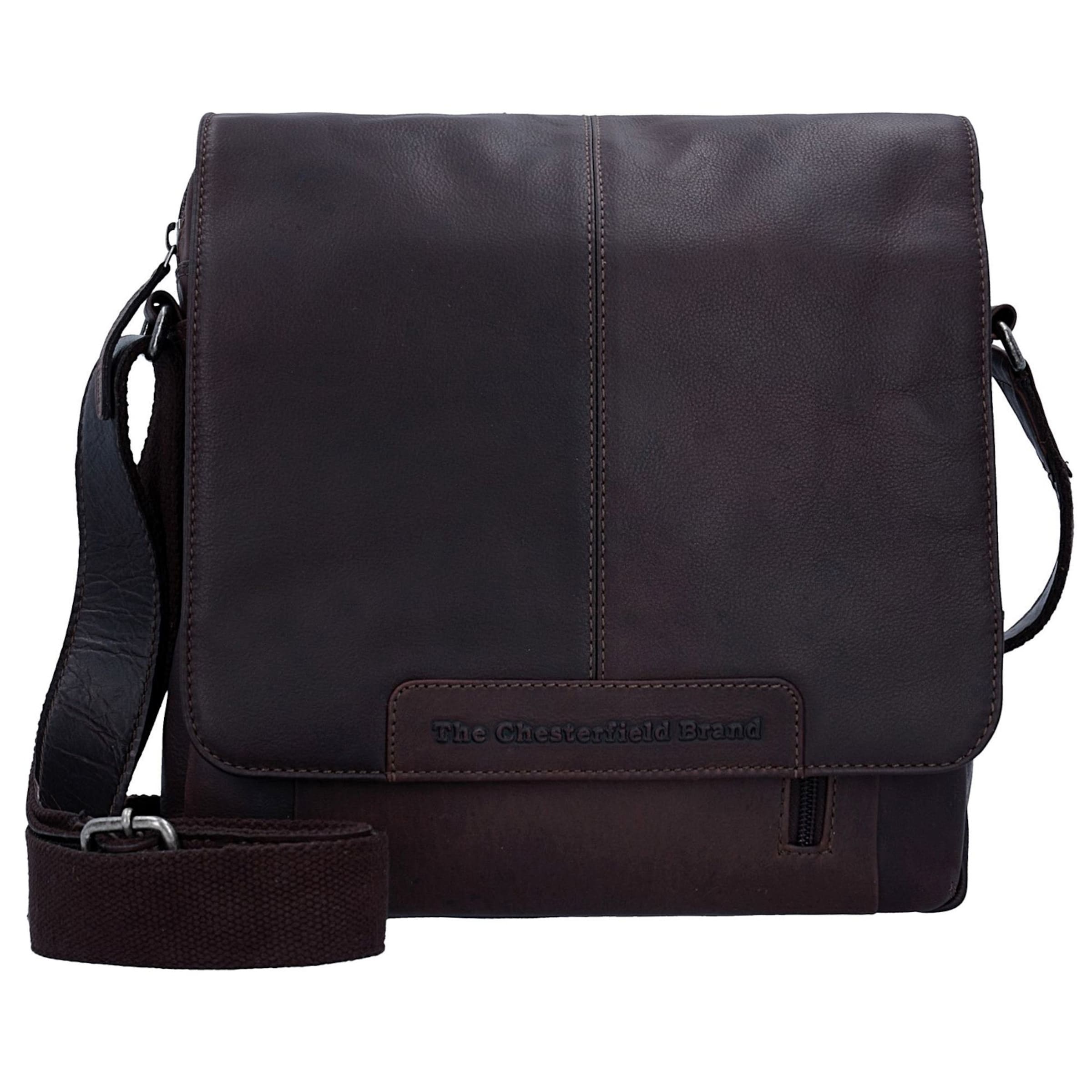 The Chesterfield Brand Umhängetasche 'Raphael' in Braun: Vorderseite