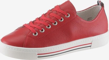 REMONTE Sneakers laag in Rood: voorkant