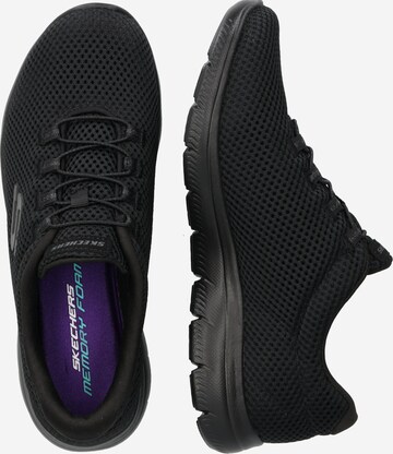 SKECHERS Sneakers laag 'Summits' in Zwart: zijkant