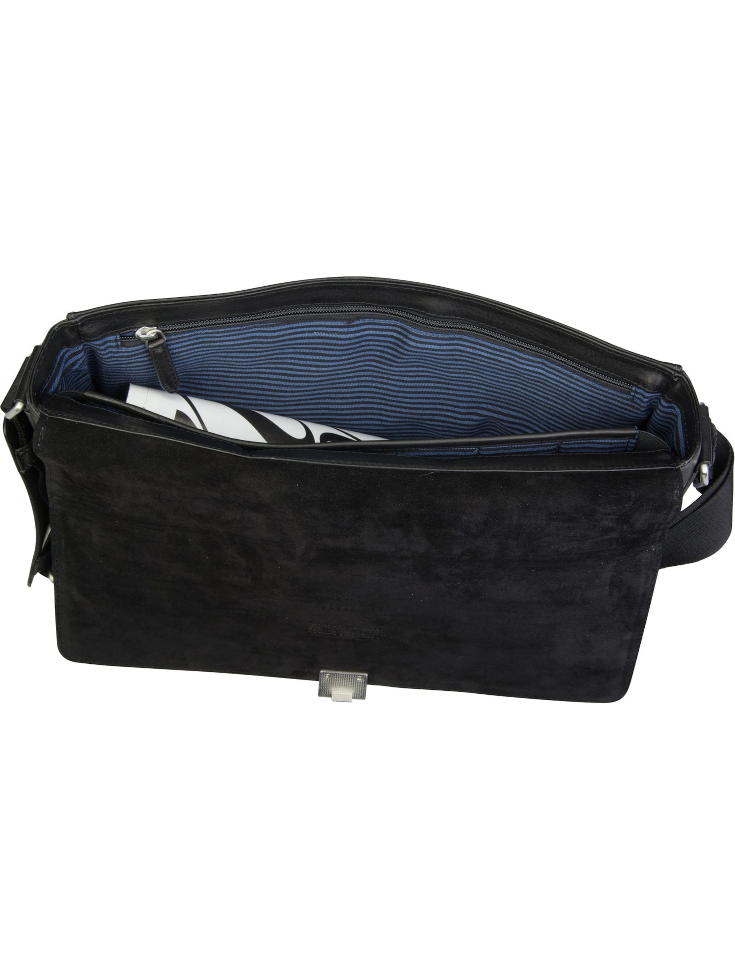 LEONHARD HEYDEN Schoudertas ' Bergamo ' in Zwart