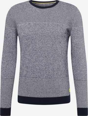 TOM TAILOR Regular Fit Pullover in Blau: predná strana