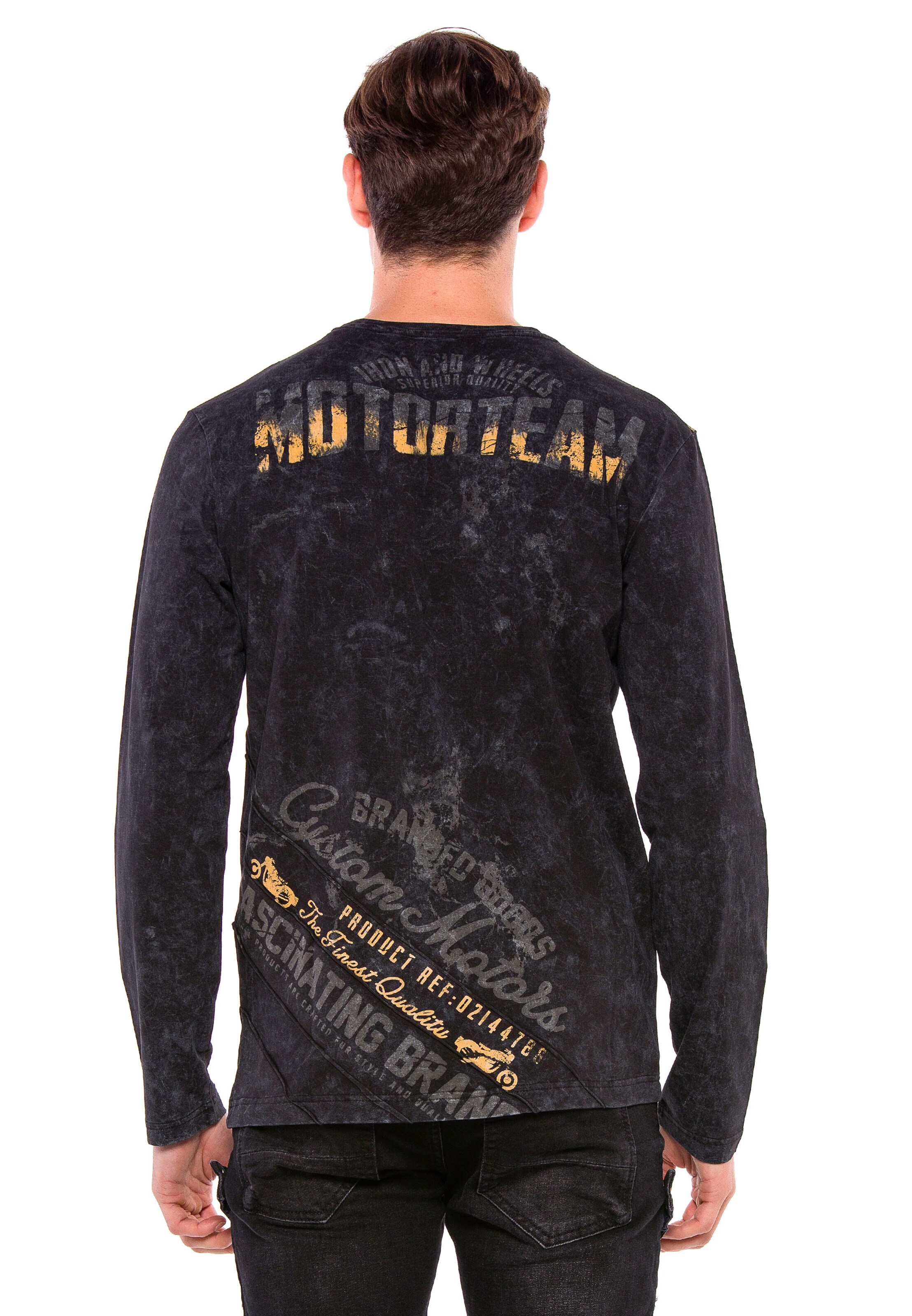 CIPO & BAXX Shirt in Zwart