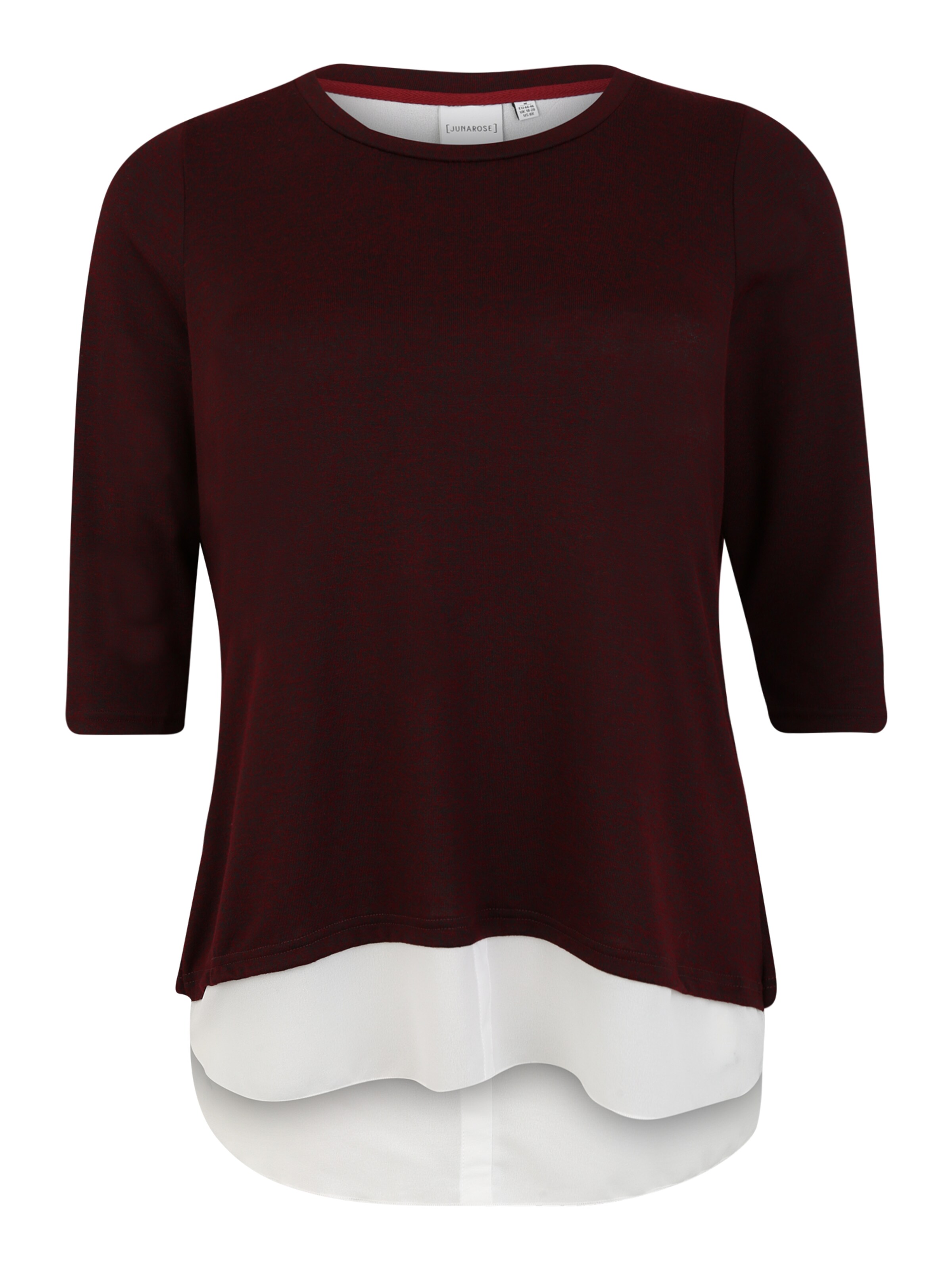 Junarose - Shirt in de kleur Wijnrood
