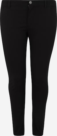 Tom Tailor Women + Skinny Broek in Zwart: voorkant