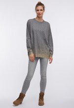 Dreimaster Oversize Pullover mit Rundhals-Ausschnitt