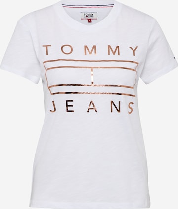 Tommy Jeans Shirt in Weiß: predná strana