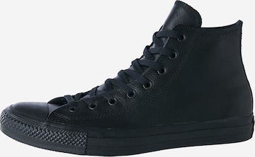 CONVERSEVisoke tenisice 'Chuck Taylor All Star' - crna boja: prednji dio