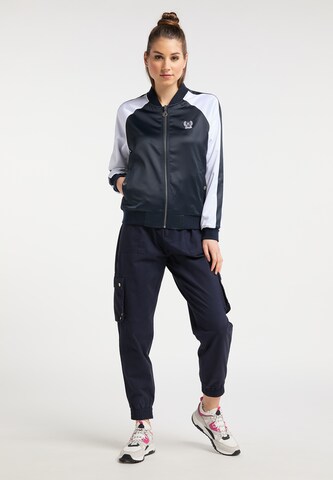 MYMO Between-Season Jacket in Blue: front