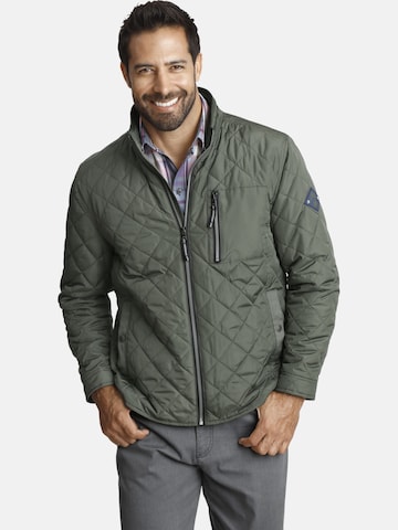 Jan Vanderstorm Between-Season Jacket 'Olias' in Green: front