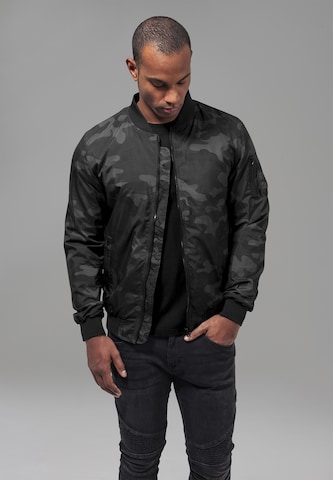 Urban Classics Between-Season Jacket in Grey: front