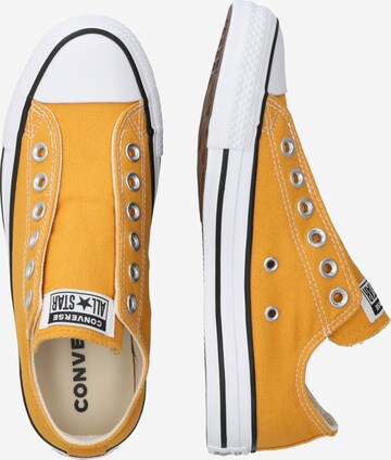 CONVERSE Rövid szárú sportcipők 'CHUCK TAYLOR' - sárga