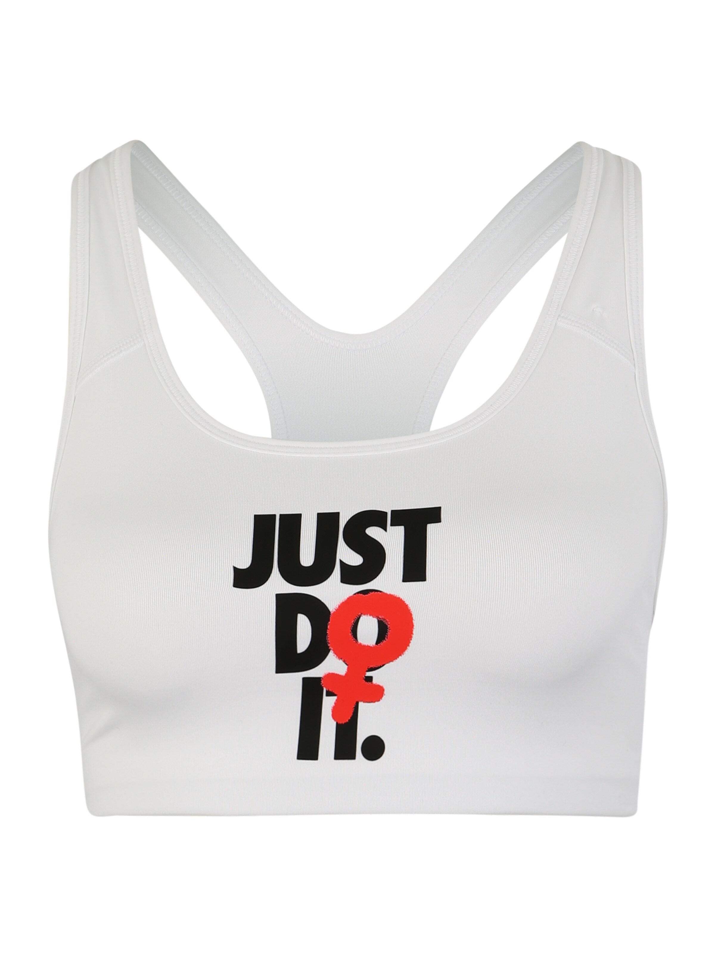 NIKE - Sport-BH 'REBEL SWOOSH JDI' in rot