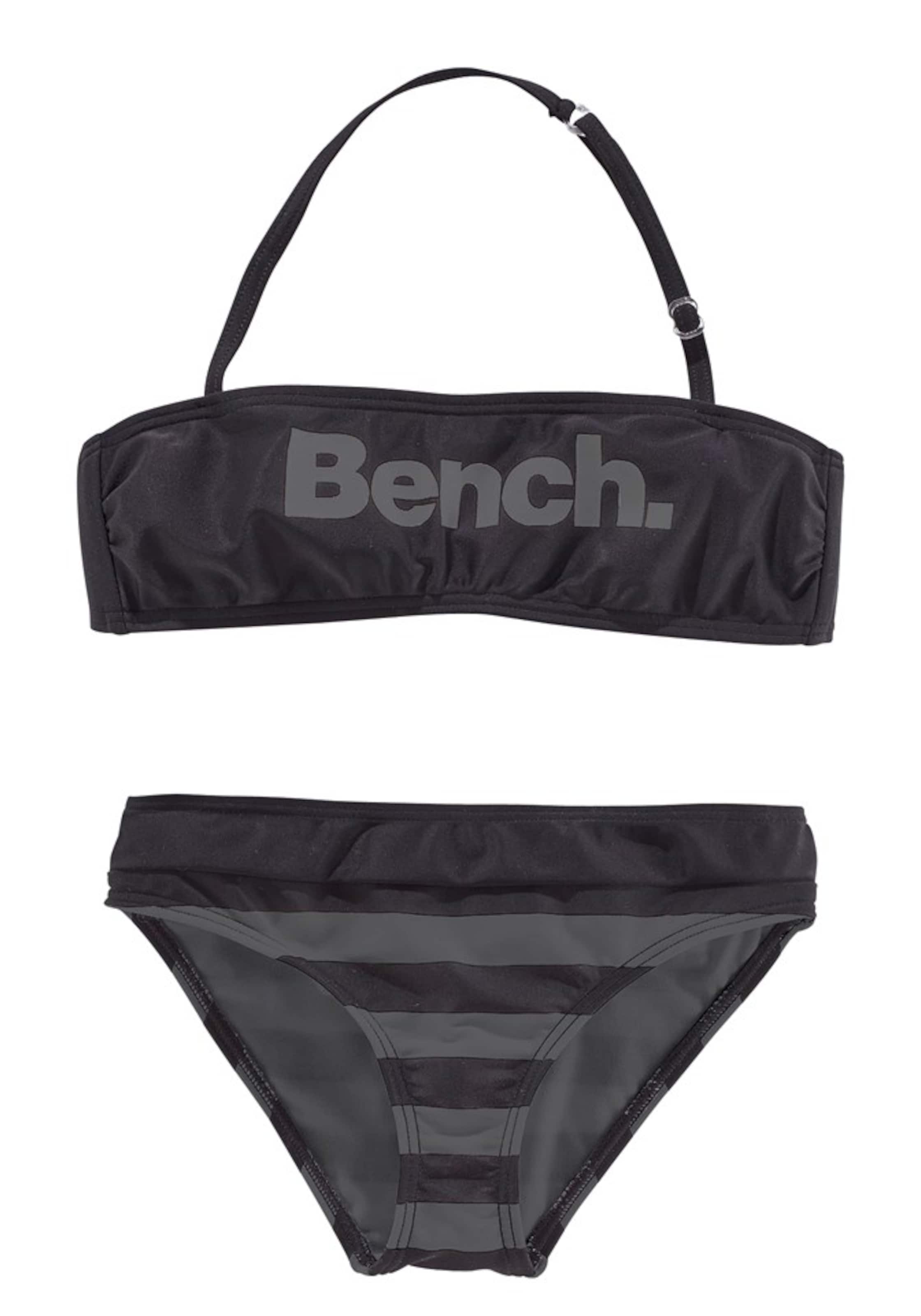 BENCH - Bandeau Bikini en negro: frente
