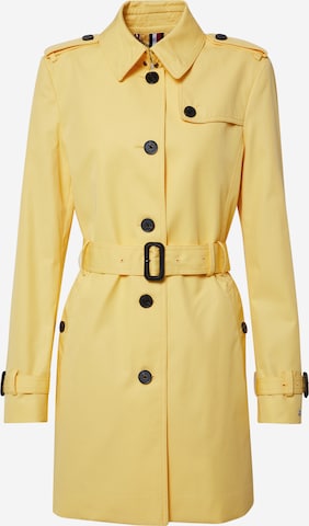 Manteau mi-saison TOMMY HILFIGER en jaune : devant